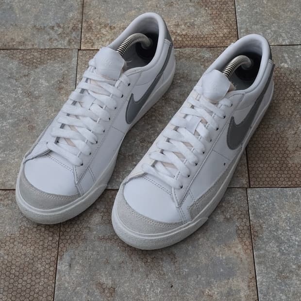 (245)나이키 블레이저 로우 77 화이트 실버
