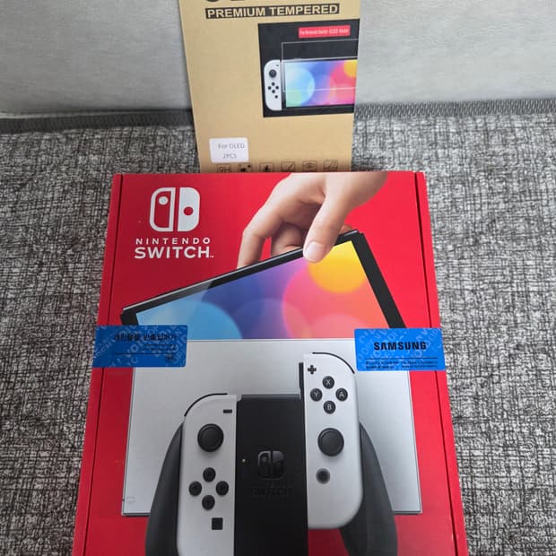 닌텐도스위치 OLED 화이트 [미개봉, 새상품] 