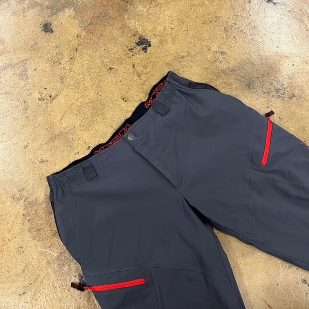 [정품/XL] 몬츄라 기능성 바지 그레이 레드 포인트 b18