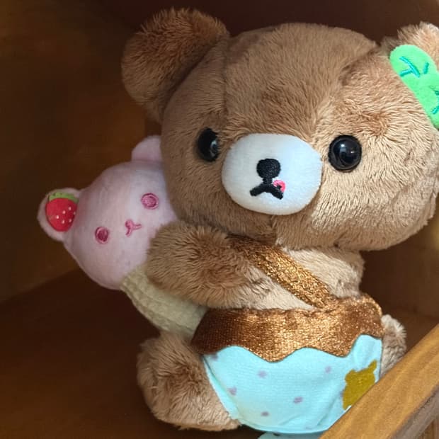 리락쿠마 차이로이코구마 해피 아이스크림 인형