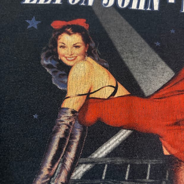 [2xl]빈티지엘튼존티셔츠