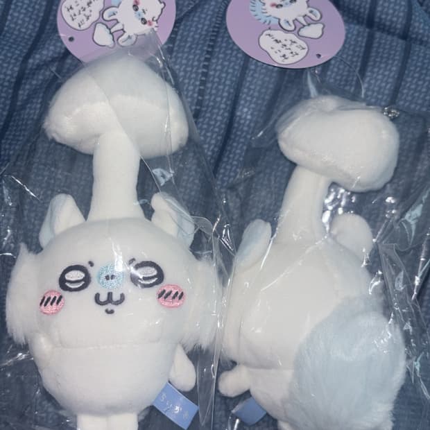 치이카와 모몽가 모몬가 기생버섯 마스코트 키링 인형 버섯모몽가