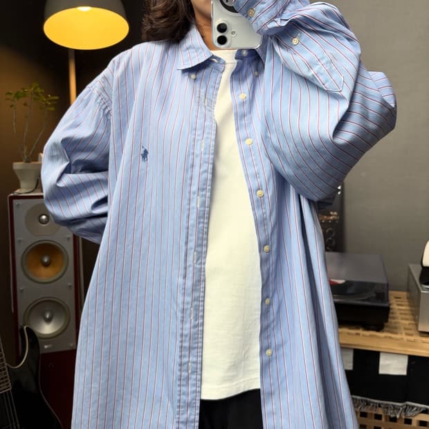 폴로 스트라이프셔츠
