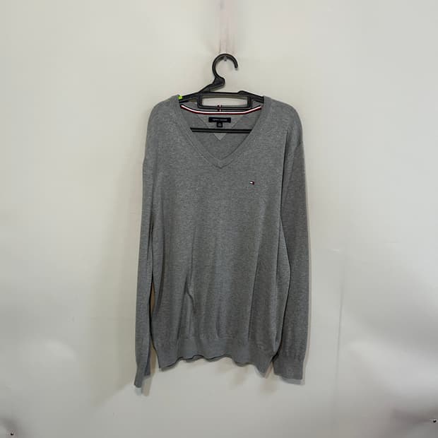 타미힐피거 남성 니트 XL 그레이