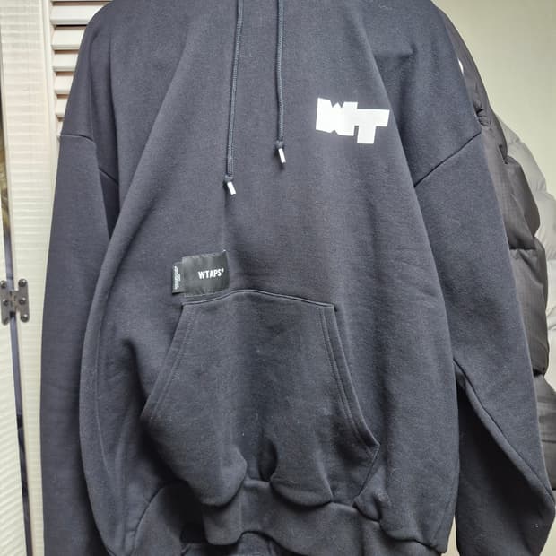 더블탭스 후디블랙  2 사이즈