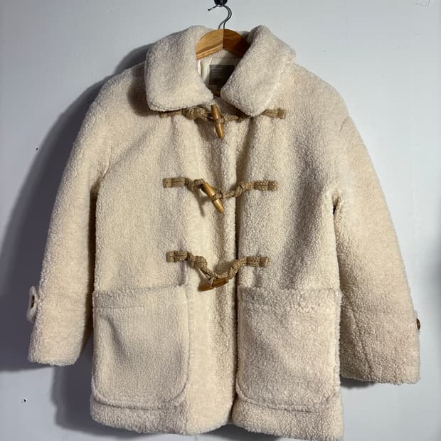 스파오 베이직 양털 더플 코트