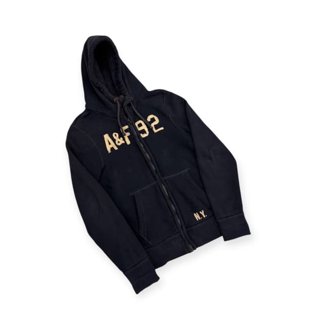 아베크롬비 디스트레스드 후드집업 네이비