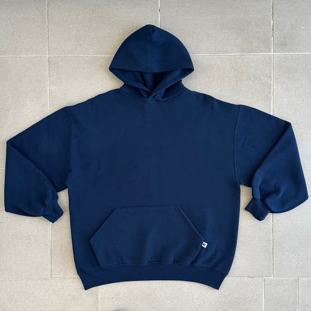 90s 빈티지 러셀 후드 네이비 XL USA