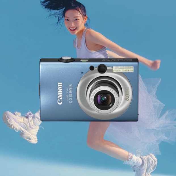 A급) 캐논 익서스 80 Blue CANON IXUS 80 빈티지 디카