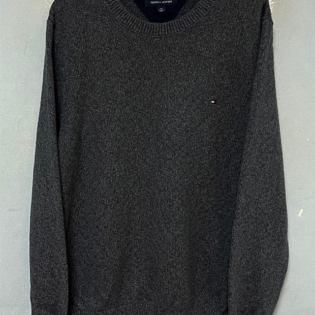 타미힐피거 남자 니트티셔츠 캐주얼 겨울 기본 L 100