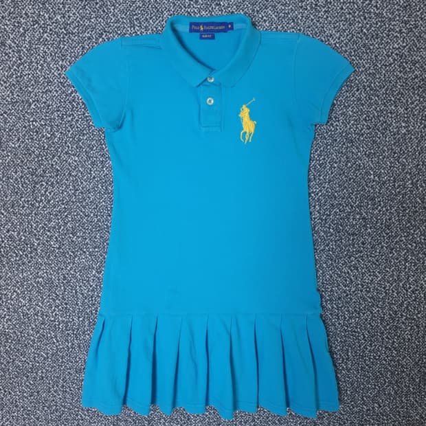 [무료배송][130-140]폴로 키즈 피케 원피스
