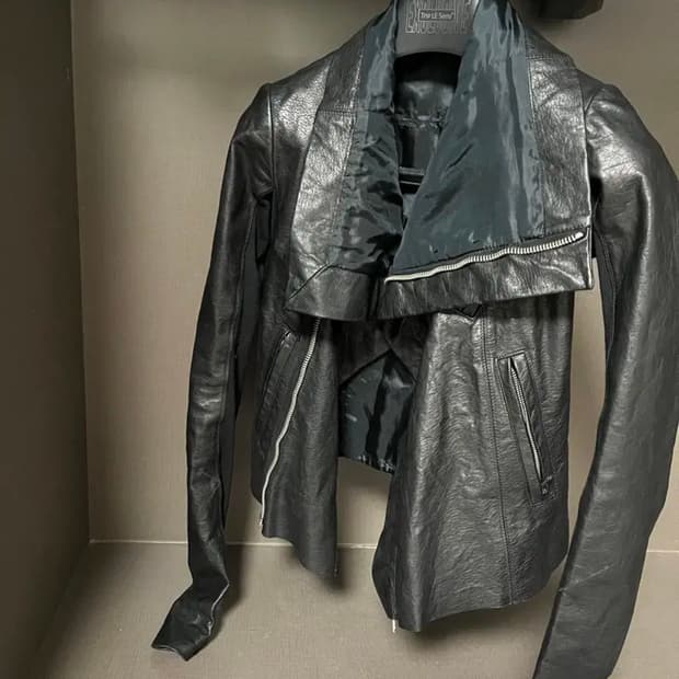 릭오웬스 램스킨 자켓 38