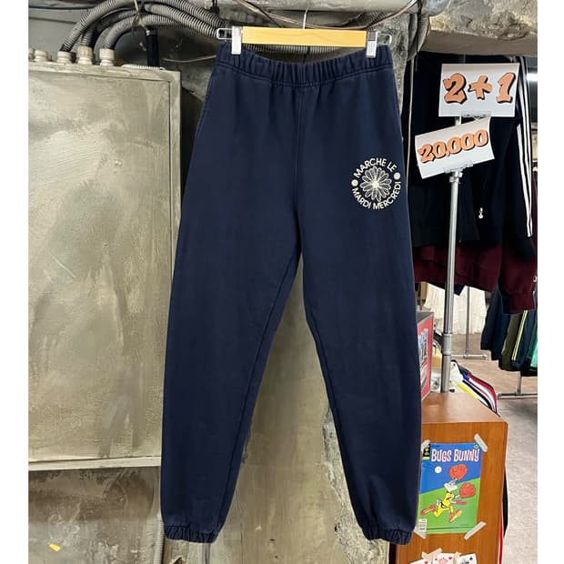 마르디 메르크디 스웻 조거 팬츠 네이비 M #csz3651