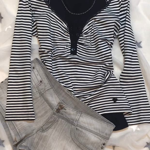 살로메 빈티지 갸루 코디세트