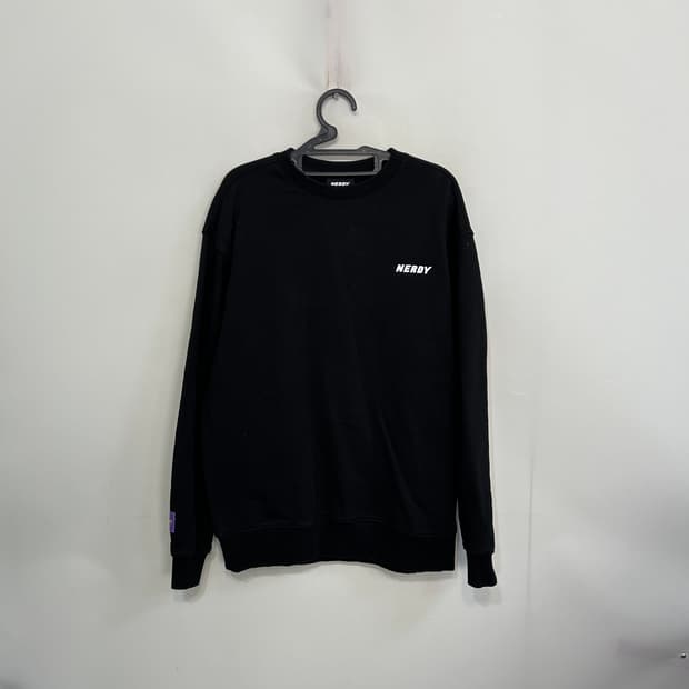 널디 남성 맨투맨 티셔츠 M 블랙