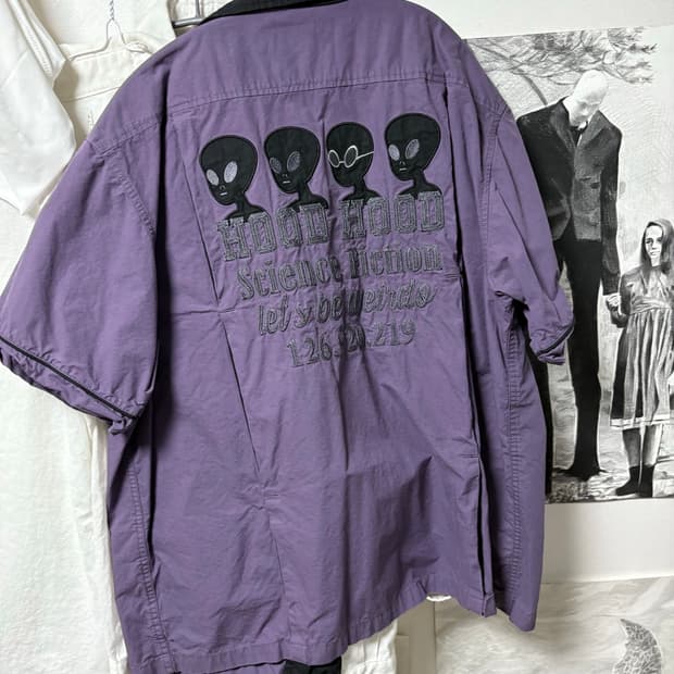 후드후드 반팔 셔츠