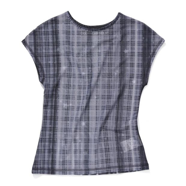 Silence Tartan Mesh Tee 