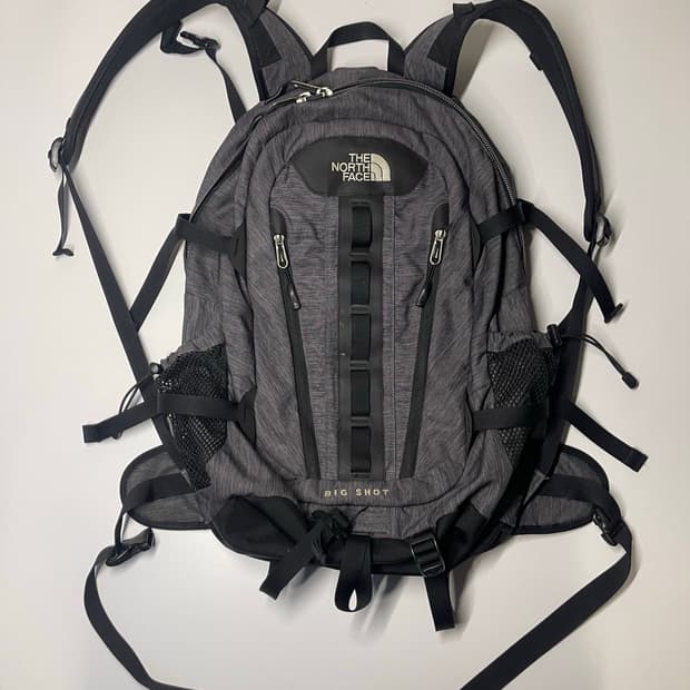 노스페이스 빅샷 백팩 회색