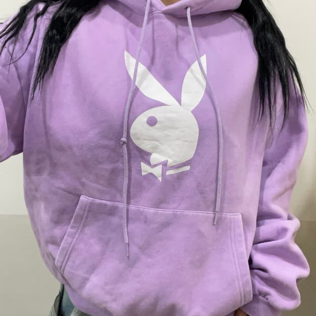Playboy X Saintpain 플레이보이 레빗 헤드 스웻 후드티