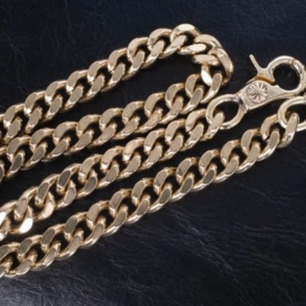 조실버 콘초 월렛체인 타입2 브라스