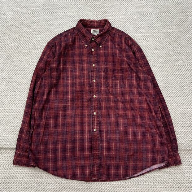 엘엘빈 체크셔츠 r2259