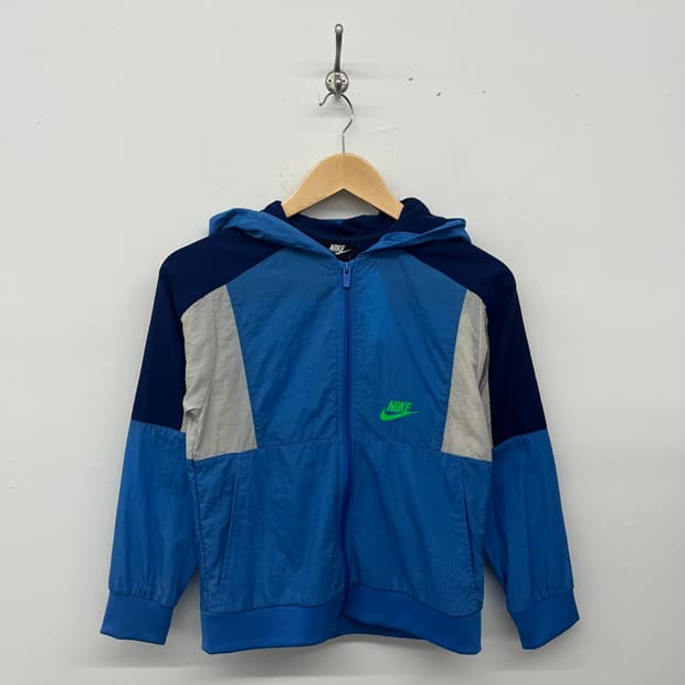나이키 컬러블록 후드 바람막이 여s