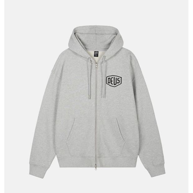 데우스 엑스 마키나 컬리지 어드레스 후드집업 그레이 s