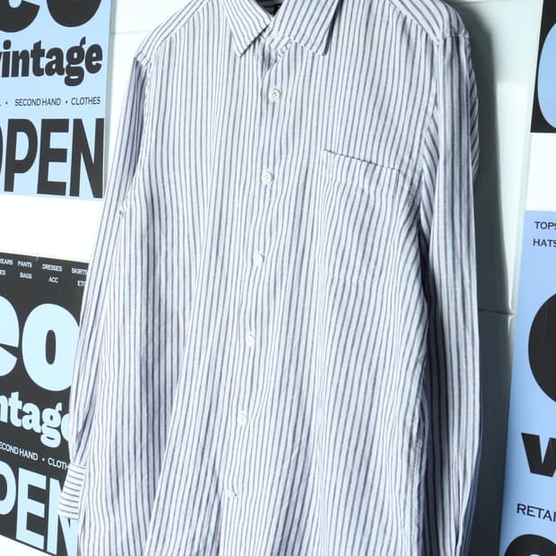 (XL-2XL) 닥스 셔츠 남방 스트라이프 린넨 마-H31303