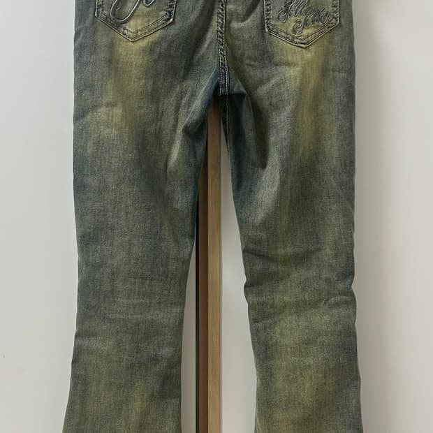 워싱 부츠컷 팬츠