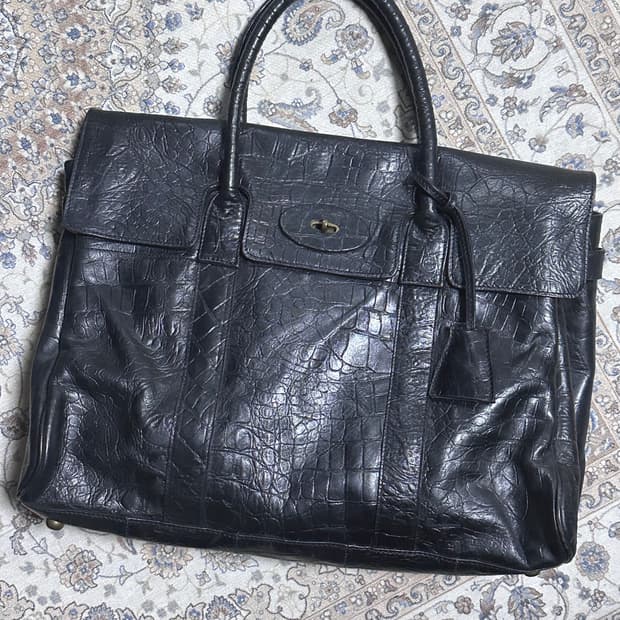 빈티지 소가죽 빅 토트백 남여공용 상태 최상 