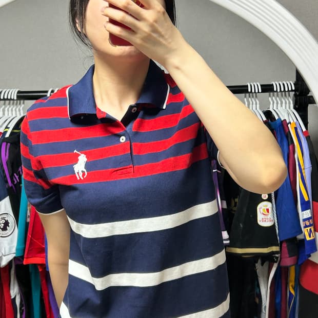 폴로 빅포니 스트라이프 카라티