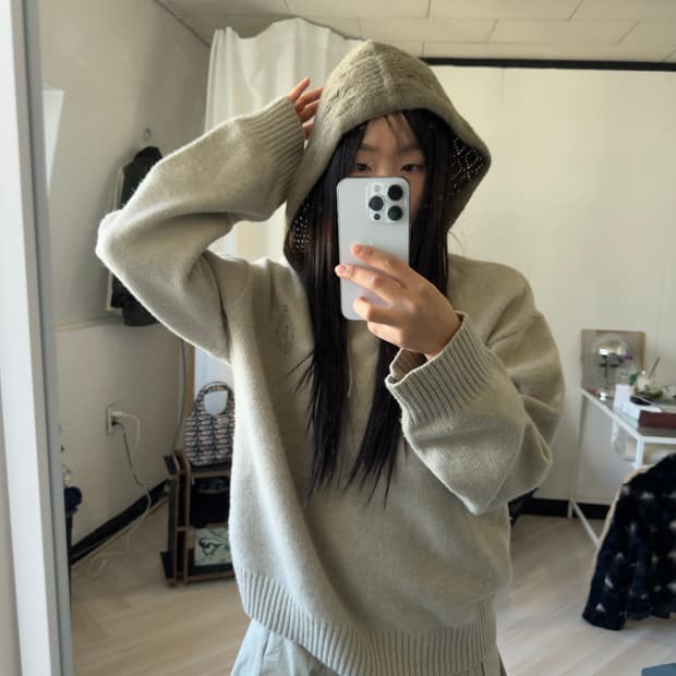 [TheOpen Product] Wool Knit Hoodie