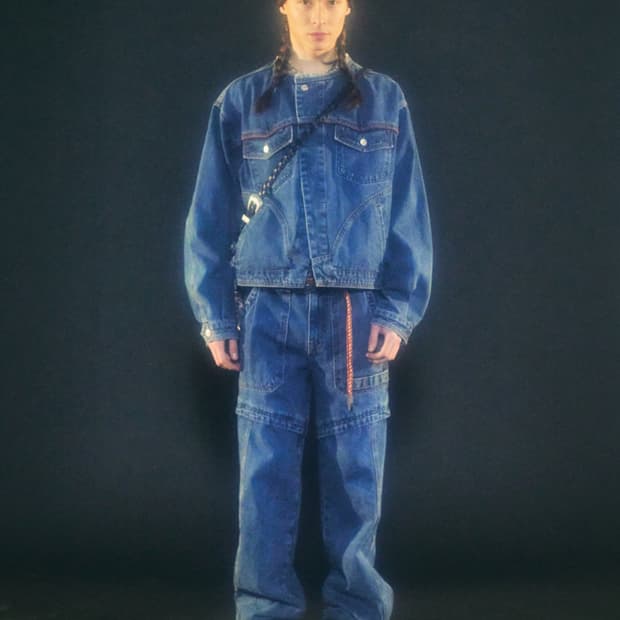 앤더슨벨 익스탠디드 스트레이트 데님 팬츠 31