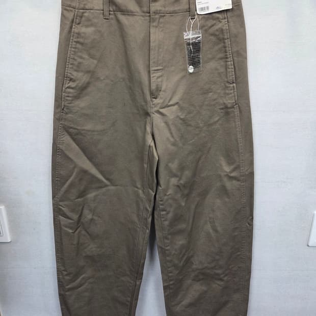 유니클로 u 와이드피트커브 코튼팬츠 73 대략 29