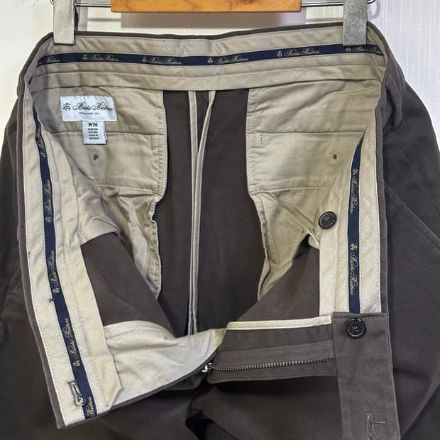 브룩스브라더스 스트레치 기모 추동 치노팬츠 36