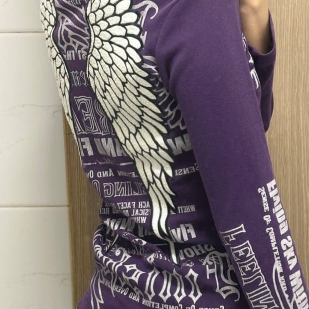 Glitz 글리츠 날개 롱슬리브 갸루 펑크 y2k