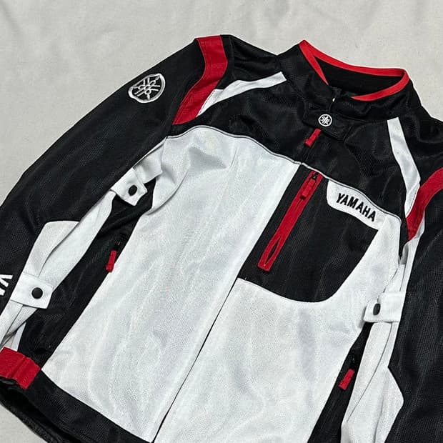 XXL 야마하 보호대 포함 메쉬 레이싱 자켓 