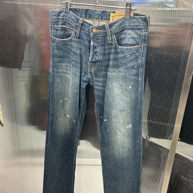 홀리스터 페인팅 데님진