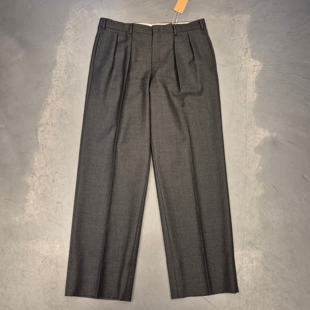 90s 버버리 울 슬랙스