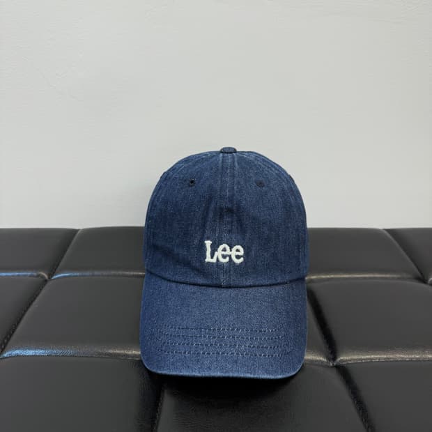 F / Lee 리 데님 볼캡 모자 진청