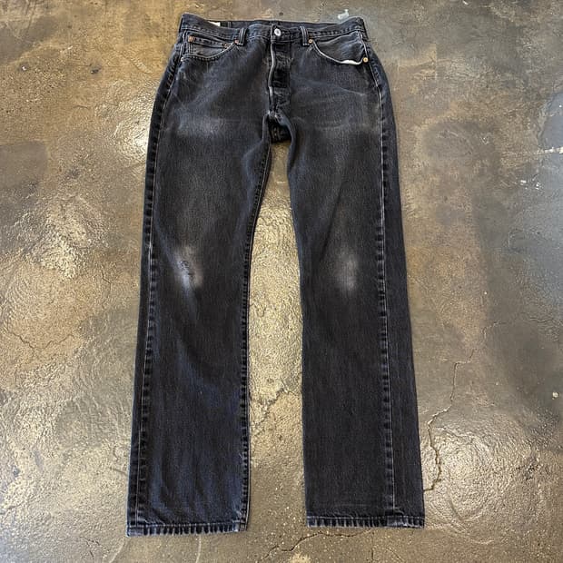 Levis 리바이스 501 블랙진 W34 L34