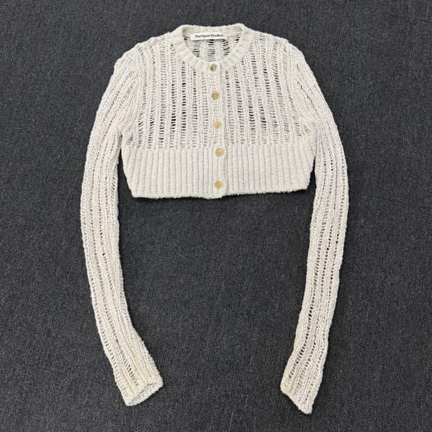 TheOpen Product 더오픈프로덕트 크롭 니트 가디건