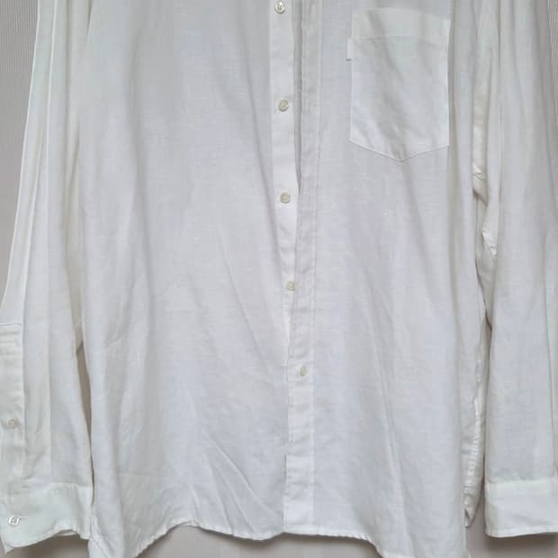 포터리 컴포트 린넨 셔츠 화이트 2