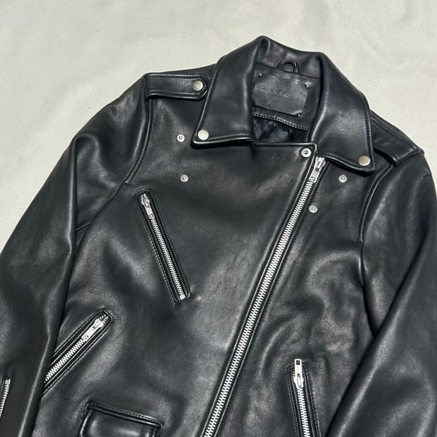 비바스튜디오 블랙 라이더 가죽 자켓