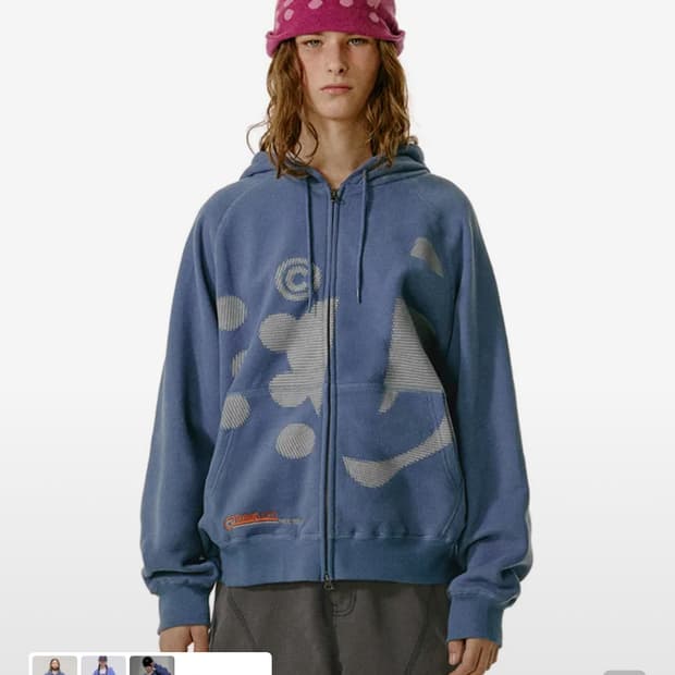 테켓 후드집업 teket Dot-Com Zip-Up Hoodie 