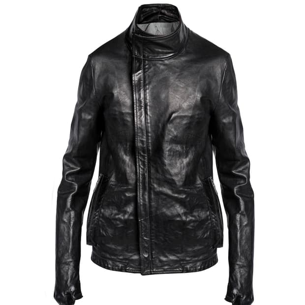 Ccp 프로스테틱 하이넥 글러브 레더자켓