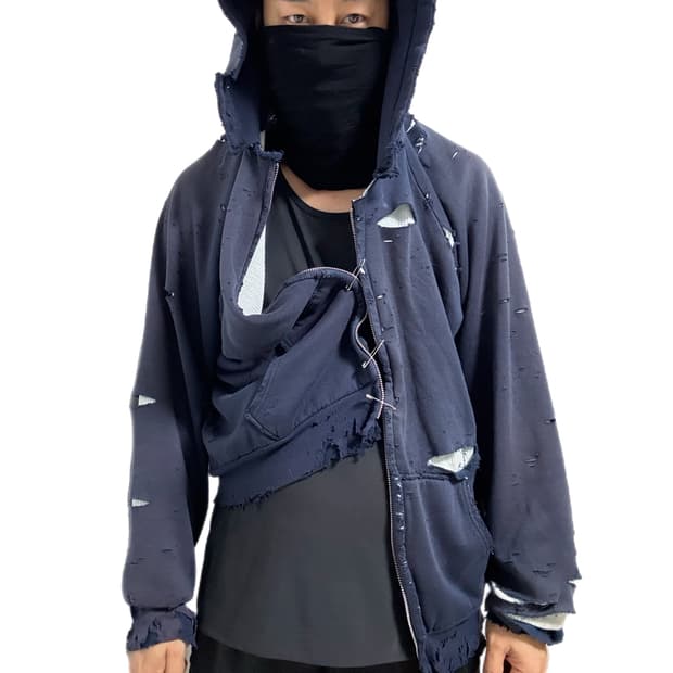 디디에르웨어 90s 디스트로이드 브로큰집 후드파카