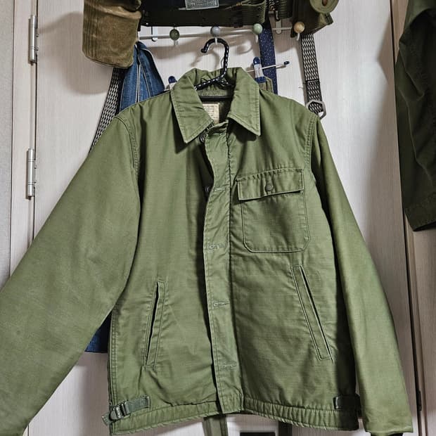 60s 미해군 a2 덱자켓 s 사이즈 usn