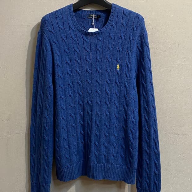 폴로 랄프로렌 케이블 코튼 니트
