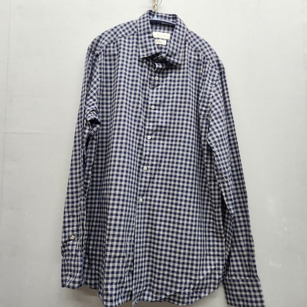 마시모두띠 체크셔츠 XL